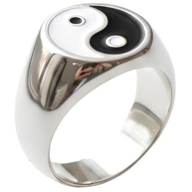 Imagem de Anel Masculino Tony Country Yin E Yang Heritage Em Aço Inox - Euro Imp