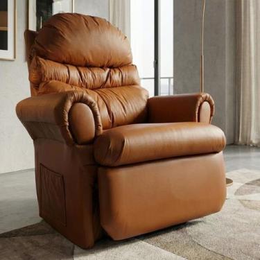 Imagem de Poltrona do Papai Reclinavel Atlas material sintético Conforto Caramel