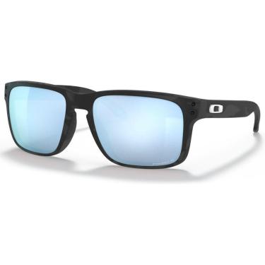 Imagem de Óculos de Sol Oakley Holbrook Matte Black Camo W/ Prizm Deep Water Polarized-Masculino