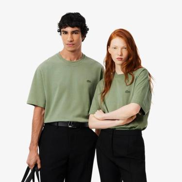 Imagem de Camiseta Lacoste Malha Pesada de Caimento Folgado-Masculino