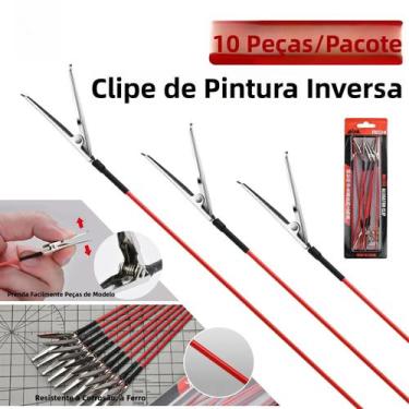 Imagem de 10 Peças MSWZ MS130 Clipe De Pintura Reversa Ferramenta De Coloração M