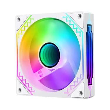 Imagem de Ventoinha RGB 120mm 4 Pinos PWM Aigo AIR12S Para Gabinete De Computado