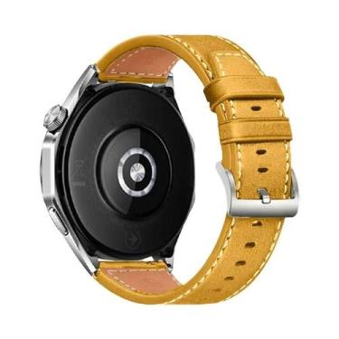Imagem de Pulseira De Couro Unissex 20mm 22mm Para Amazfit Active 2 GTS 4 Mini 3