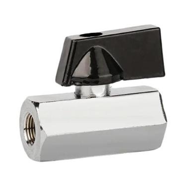 Imagem de Válvula De Esfera Mini De Latão Rosqueada 1/8 1/4 3/8 1/2 BSP Macho Pa