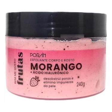 Imagem de Esfoliante Morango Corpo e Rosto 250g - Poran
