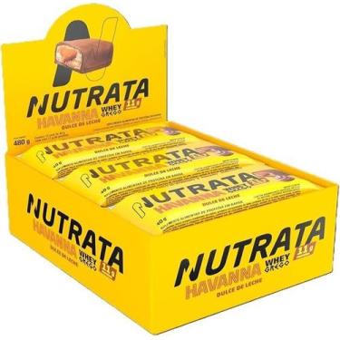 Imagem de Whey Grego Bar Havanna Display 12 Unidades (480g) - Sabor: Doce de Lei