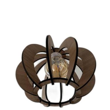 Imagem de Luminária Lustre Pendente Teto Sala Balcão Ny Noite Carvalho - Caroá