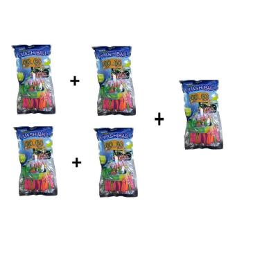 Imagem de Kit 5 Pacotes De Splash Ball Bexigas Balão P/ Encher De Água