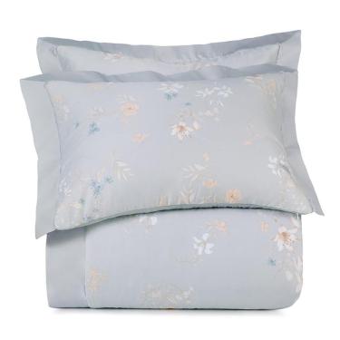 Imagem de Jogo De Edredom Queen Altenburg Cetim 300 Fios Flor De Lírio