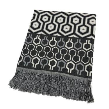 Imagem de Xale Manta para Sofá e Cama Dupla Face Luxuosa Decorativa Resistente 1