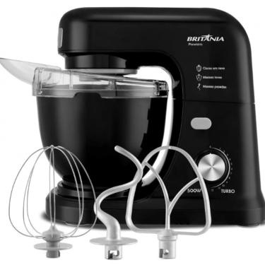 Imagem de Batedeira Planetaria 500W Britania 12 Velocidades 4L Luxx Black 127V