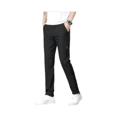 Imagem de Calças De Golfe Masculinas Para Primavera E Outono, Elásticas, Respirá