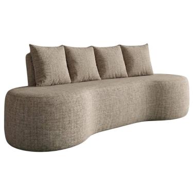 Imagem de Sofa 3 Lugares Organico Ibiza 210 cm Linho Vazzano