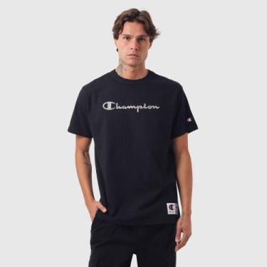 Imagem de Camiseta champion life script rust logo, G
