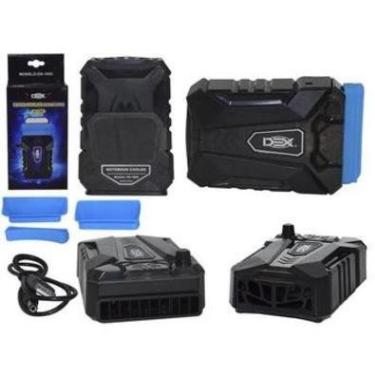 Imagem de Cooler Exaustor Dex, Retirar Ar Quente Do Notebook, Preto - DX-1000