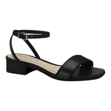 Imagem de SANDALIA RAMARIM FEMININA SALTO MEDIO CASUAL 24-53204 PRETO-Feminino