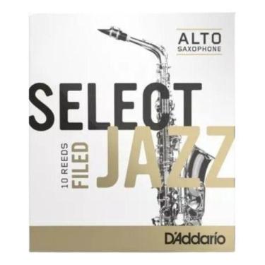 Imagem de Palheta Sax Alto 3m D'addario Select Jazz Unfiled Unitaria
