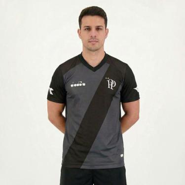 Imagem de Camisa Diadora Ponte Preta Treino Goleiro 2025 Preta, M