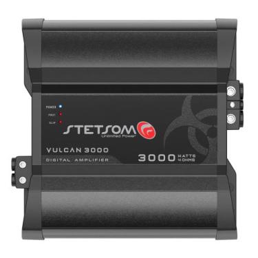 Imagem de Módulo Amplificador Digital Stetsom Vulcan 3000 1 Canal 3000W RMS 4 Oh