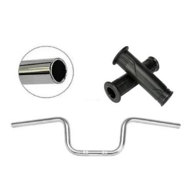 Imagem de Kit Guidão Manopla Moto Titan Cg Cargo Fan 125/150/160 Vazado - Prime
