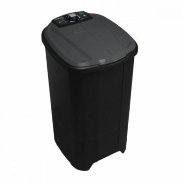 Imagem de Tanquinho Lavadora De Roupas 10 Kg 220v Black Newmaq Preto 220v, 220V