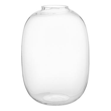 Imagem de VASO DECORATIVO ENFEITE PLANTA VIDRO 30x20x20cm TRANSPARENTE