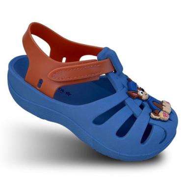 Imagem de Babuche Patrulha Canina 22710 Grendene Kids Sandália Infantil de menin