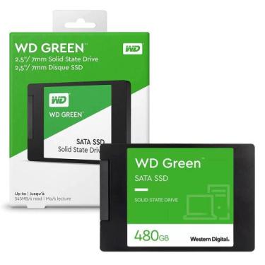 Imagem de HD SSD Western Digital WD Green 480Gb 545 465Mbs Sata 3 WDS480G3G0A00B