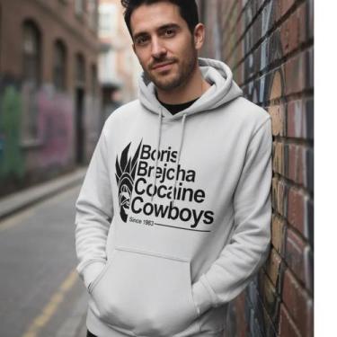Imagem de Blusa Moletom Casaco De Frio DJ BORIS BREJCHA Canguru Capuz - Marinho 