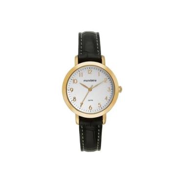 Imagem de Relógio Feminino Mondaine Casual Preto 50m 99756LPMVDH1