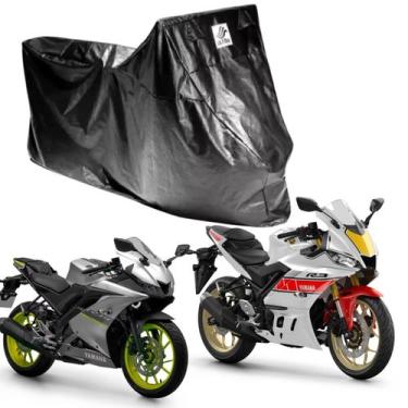 Imagem de Capa Lona Moto Chuva Sol Alba Tamanho M - R15 R3