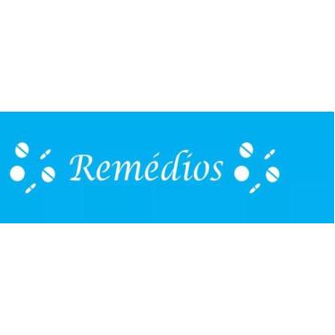 Imagem de Estencil 10x30 palavras remedio opa101 - OPA Criando Arte