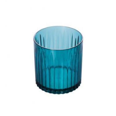 Imagem de Copo whisky azul de acrílico - 400ml - Plasútil