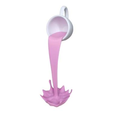 Imagem de Xicara Flutuante Derramado Decorativa Cantinho do Café - Extreme Hobby