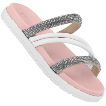 Imagem de Chinelo Papete Infantil Molekinha 2352.107 Meninas, Branco, 29