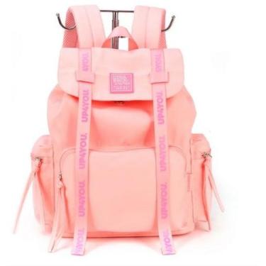 Imagem de Mochila Juvenil Luxcel Up4you Rosa - Costas Escolar, Rosa
