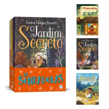 Imagem de Livros infantis o jardim secreto - heidi - a princesinha 3un