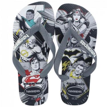 Imagem de Chinelo Top Herois Havaianas 4141765, Cinza, 35/36