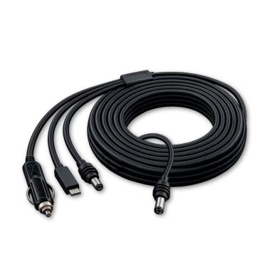 Imagem de Cabo Carregador Veicular Adaptador 3 em 1 Starlink Mini 3m