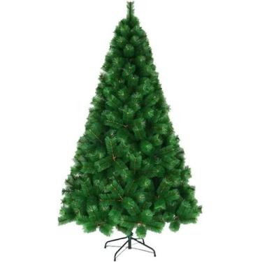 Imagem de Arvore natal pinheiro verde 566 galhos 2,10m - GLOBAL
