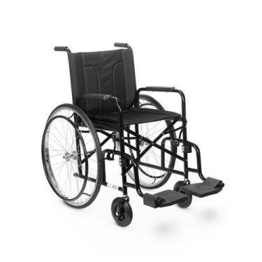 Imagem de Cadeira De Rodas em Aço Carbono Pneus Maciços Antifuro 85 kg - CDS