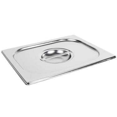 Imagem de Tampa Cuba Gastronômica GN 1/2 Inox Haut 32x26cm Aço Inox de Alta Qual