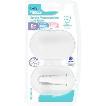 Imagem de Escova Dental Massageadora de gengiva com Estojo Lolly primeiros denti