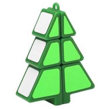 Imagem de Quebra-Cabeça Cubo Mágico De Natal 1x2x3 Profissional Para Crianças - 