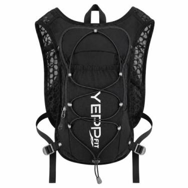 Imagem de Mochila Colete Esporte Hidratação 4L Corrida Trilha Ciclismo Cor:Preto
