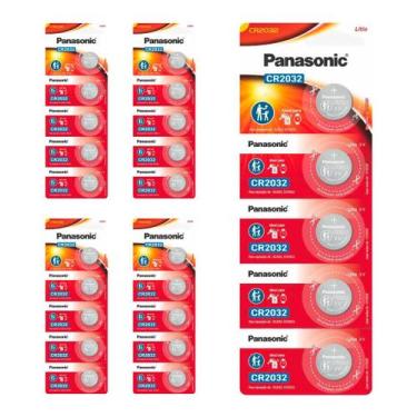 Imagem de 25 Baterias Cr2032 Panasonic (5 Cart)