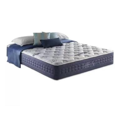Imagem de Colchão Casal Queen Size com Molas Ensacadas e Espuma Visco Gel Blue S