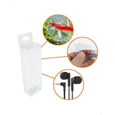Imagem de KIT 25un Caixa de Acetato para Iscas Artificiais Camarão PX-204 (3x2x1