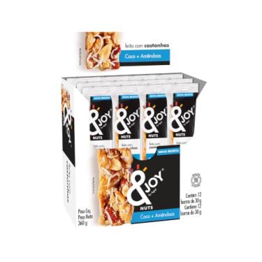 Imagem de Barra de Nuts &Joy Coco e Amêndoas 30g, Display com 12 Unidades