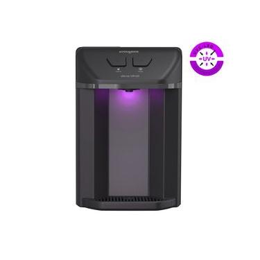 Imagem de Purificador Água UVC Led Acquabios Filtro Classe A Alcalino e Compressor Cor Preto - UVCLED